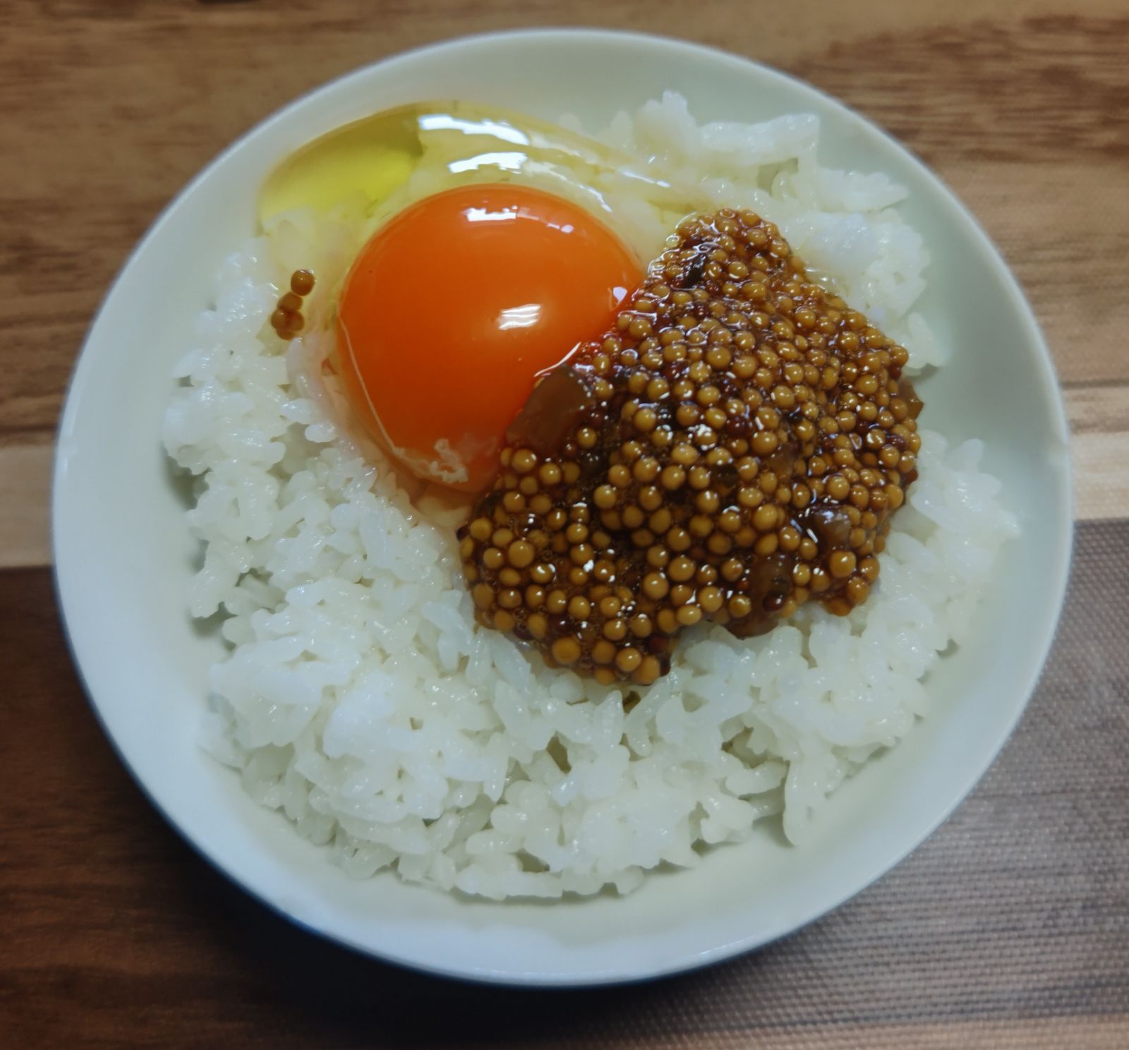 プレミアム卵かけご飯専用粒マスタード