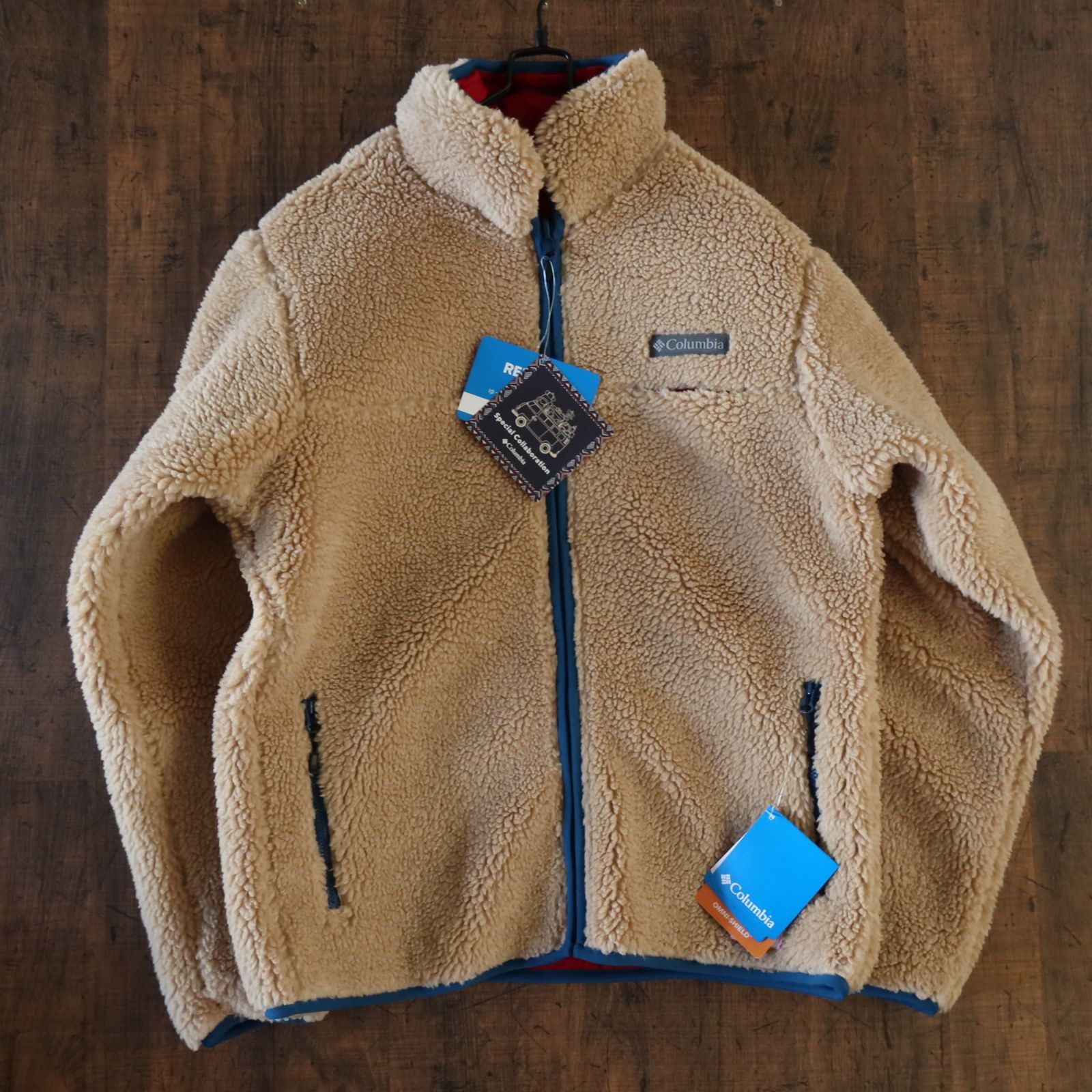 未使用 人気アイテム☆コロンビア リバーシブル ボアフリース SIZE L 