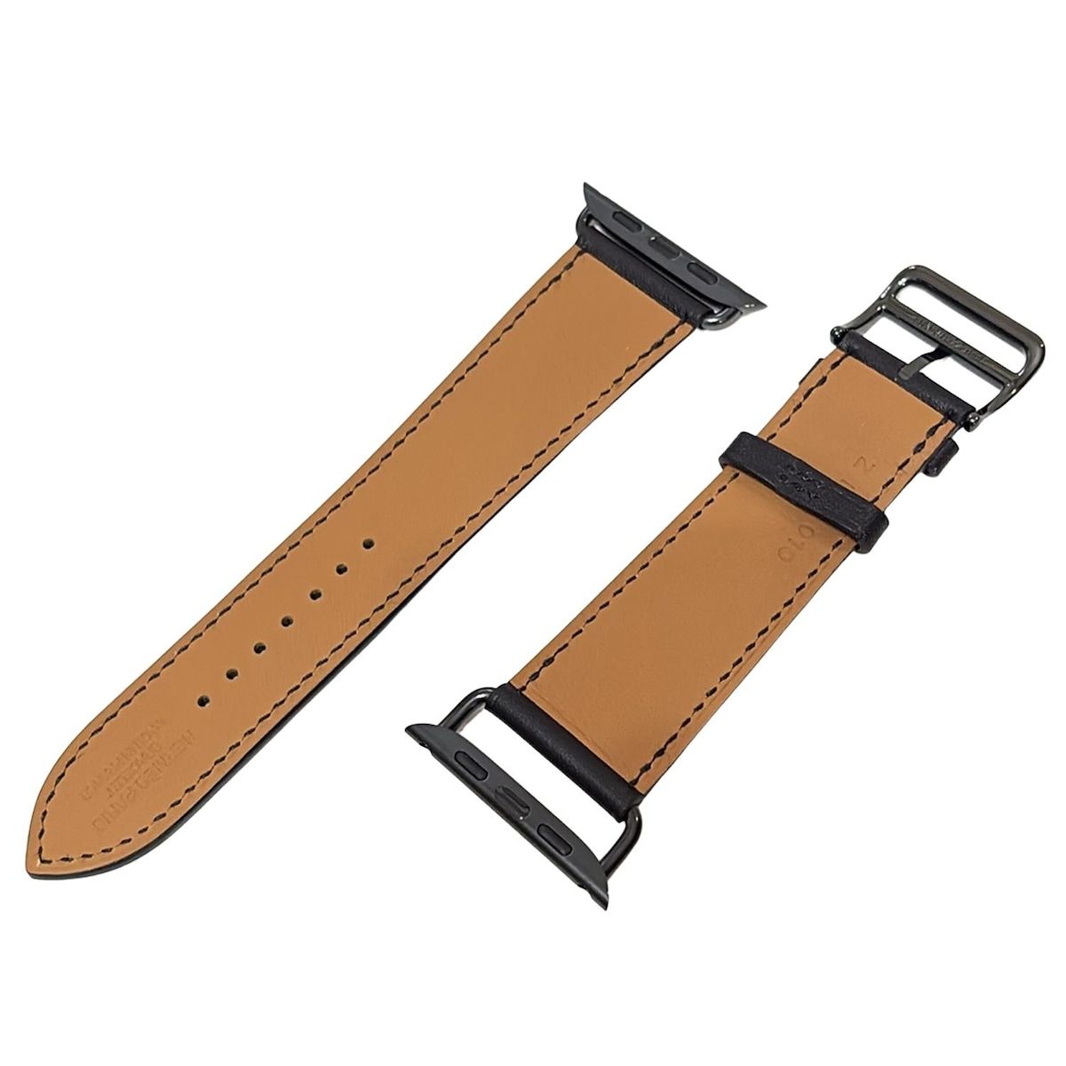 HERMES エルメス 小物 シンプルトゥール 黒 腕時計替えベルト アップルウォッチ用替えベルト