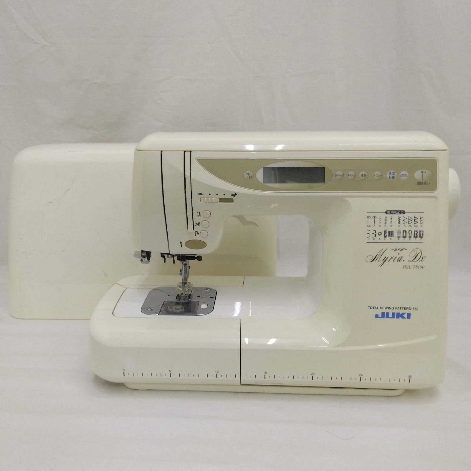 ミシン本体 ジューキ HZL-T8100 分解整備済み ミシン屋出品 ① JUKI 