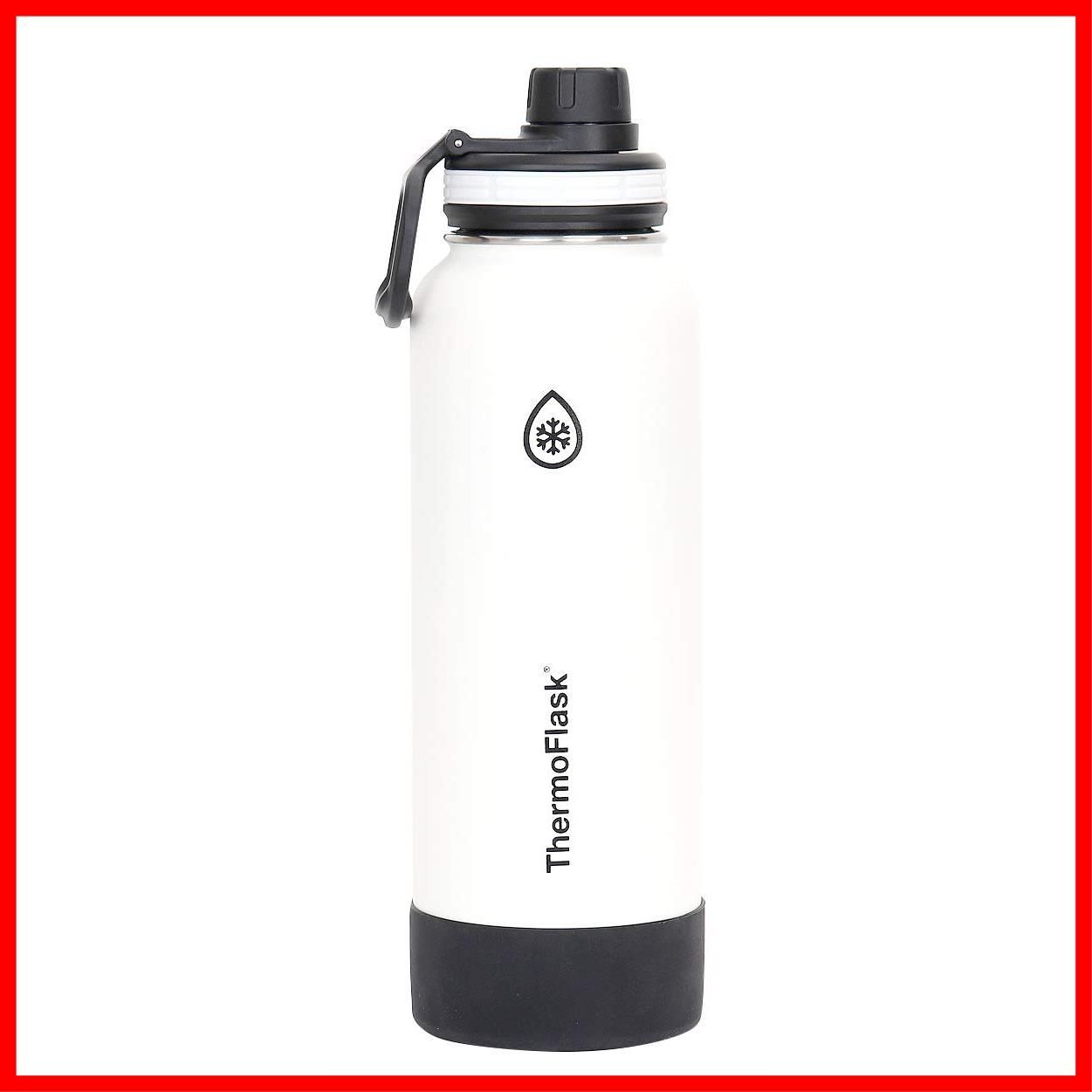 【特価】サーモフラスク 1.17L ホワイト 保冷専用 直飲み 水筒 ステンレスボトル 1170ml TAKEYA