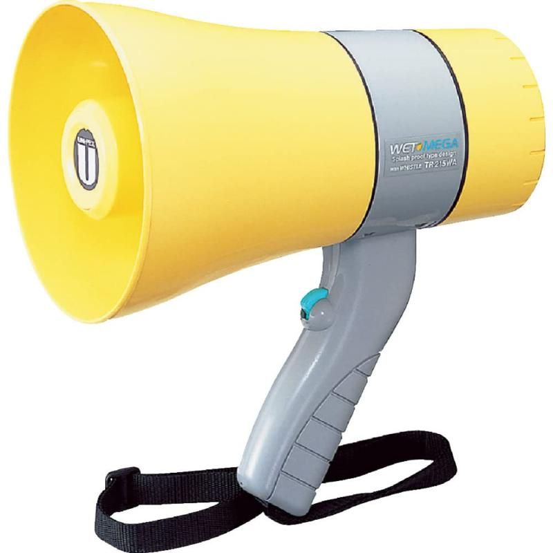 UNI-PEX ユニペックス 6W防滴メガホン ホイッスル TR-215WA