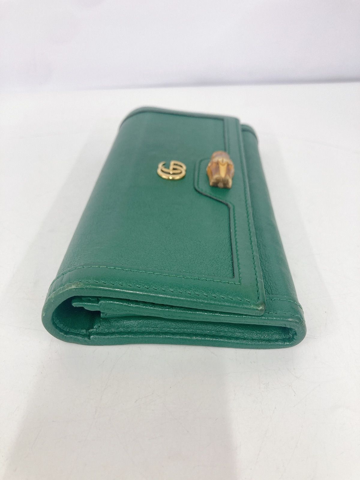 GUCCI バンブー付きチェーンウォレット 長財布 グリーン バンブー 1979651471.jpg?1691283741