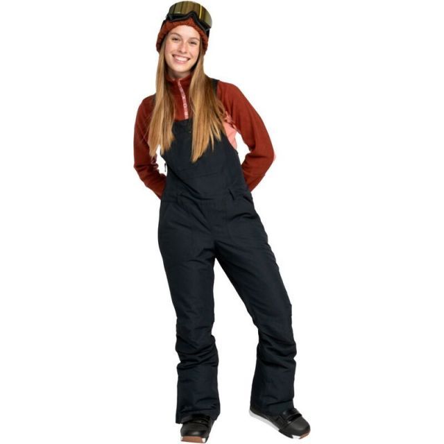 【送料無料】 ロキシー レディース カジュアルパンツ ボトムス Rideout Snow Bib - Women's True Black