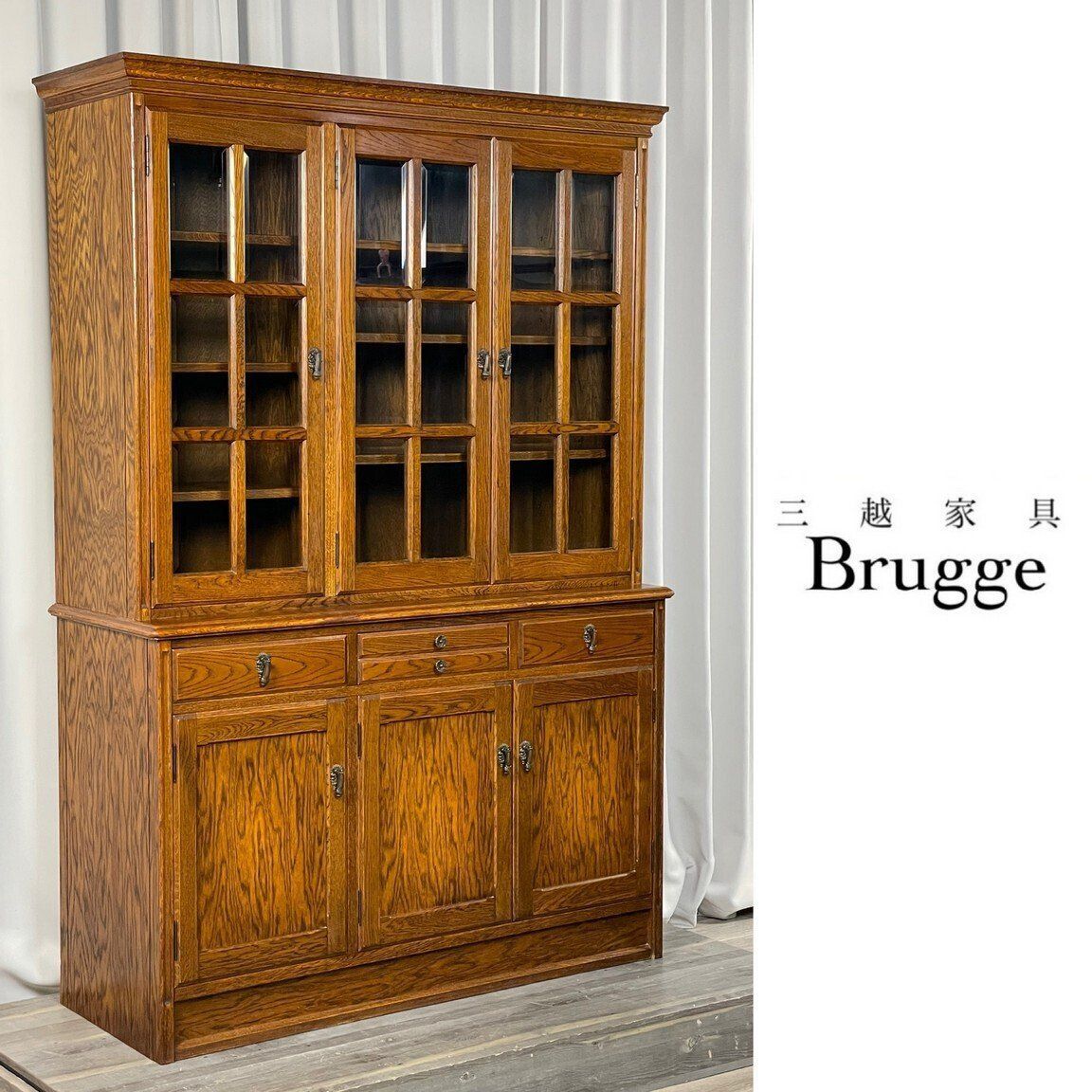 GP94 三越家具 ブルージュ 食器棚 カップ ボード キャビネット 飾り棚 Brugge|神奈川県秦野市|A5