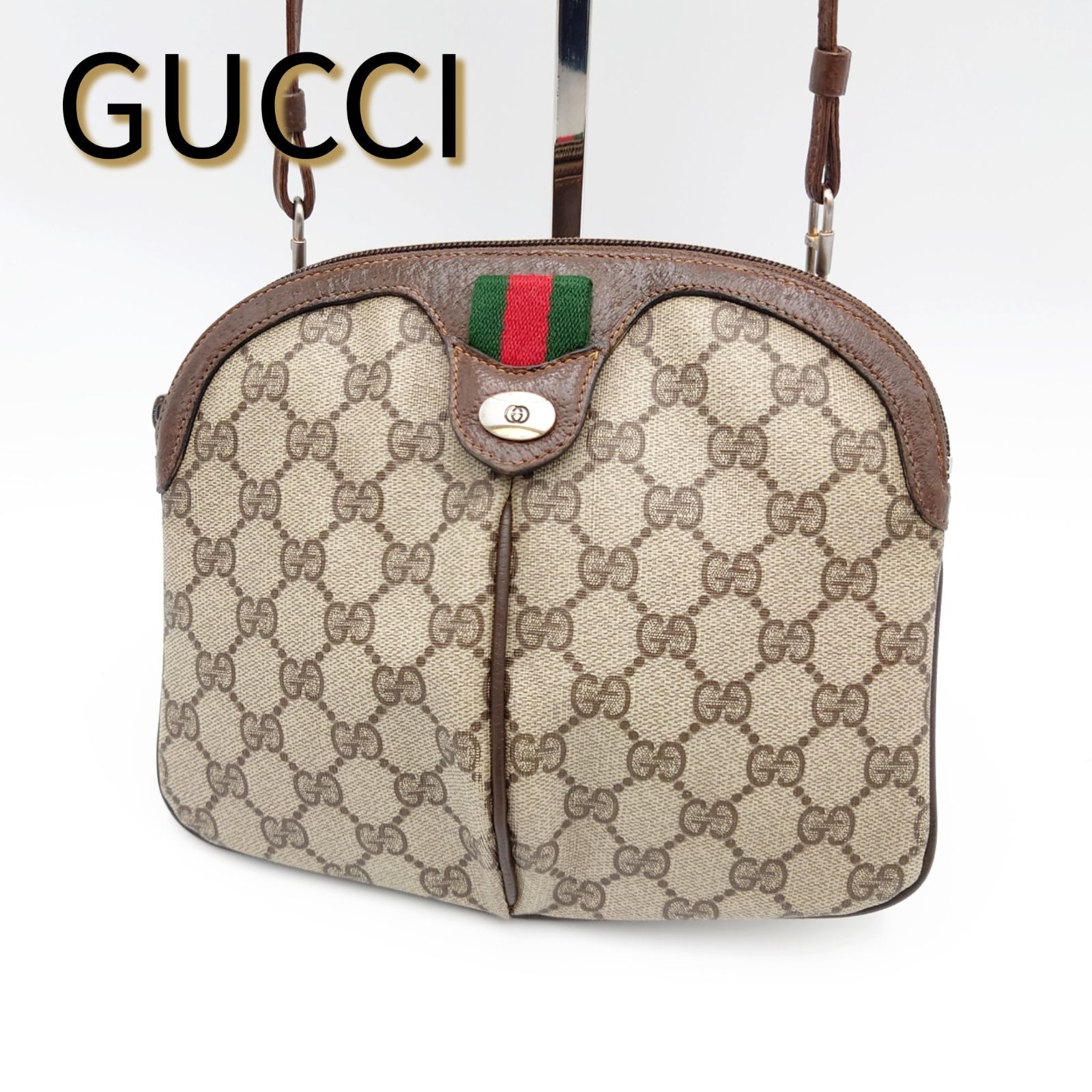 GUCCI　オールドグッチ　GG　シェリーライン　スプリーム　ショルダーバッグ GUCCI オールドグッチ 2Way ショルダーバッグ クラッチバッグ シェリー