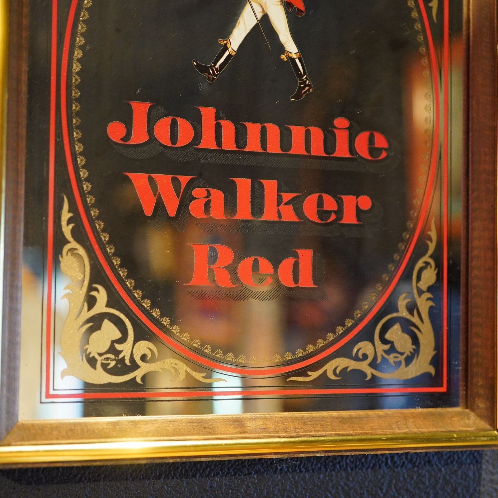 パブミラー johnniewalker red black 超可爱の - 鏡