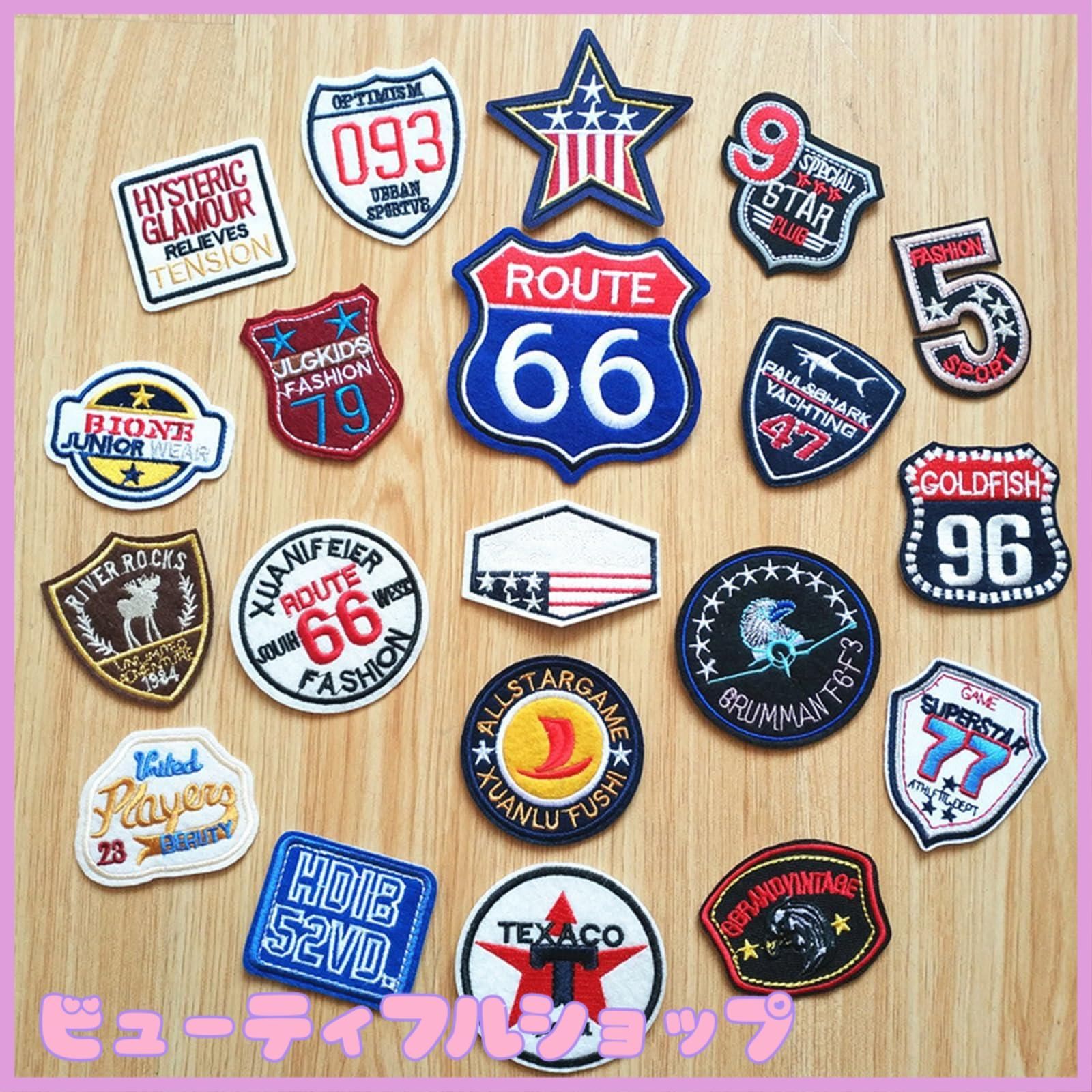 特価】DFsucces アイロンワッペン 人気セット 刺繍パッチ 補修
