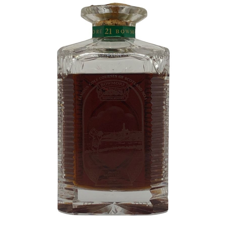 同梱不可 ボウモア 21年 ゴルフデキャンタ 750ml 43 B4