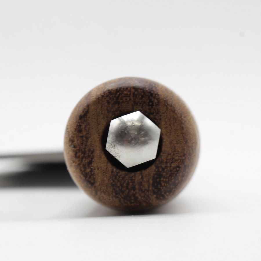 美品】藤次郎 中華包丁 DPコバルト合金鋼割込 丸柄桂付 刃渡り約220mm 