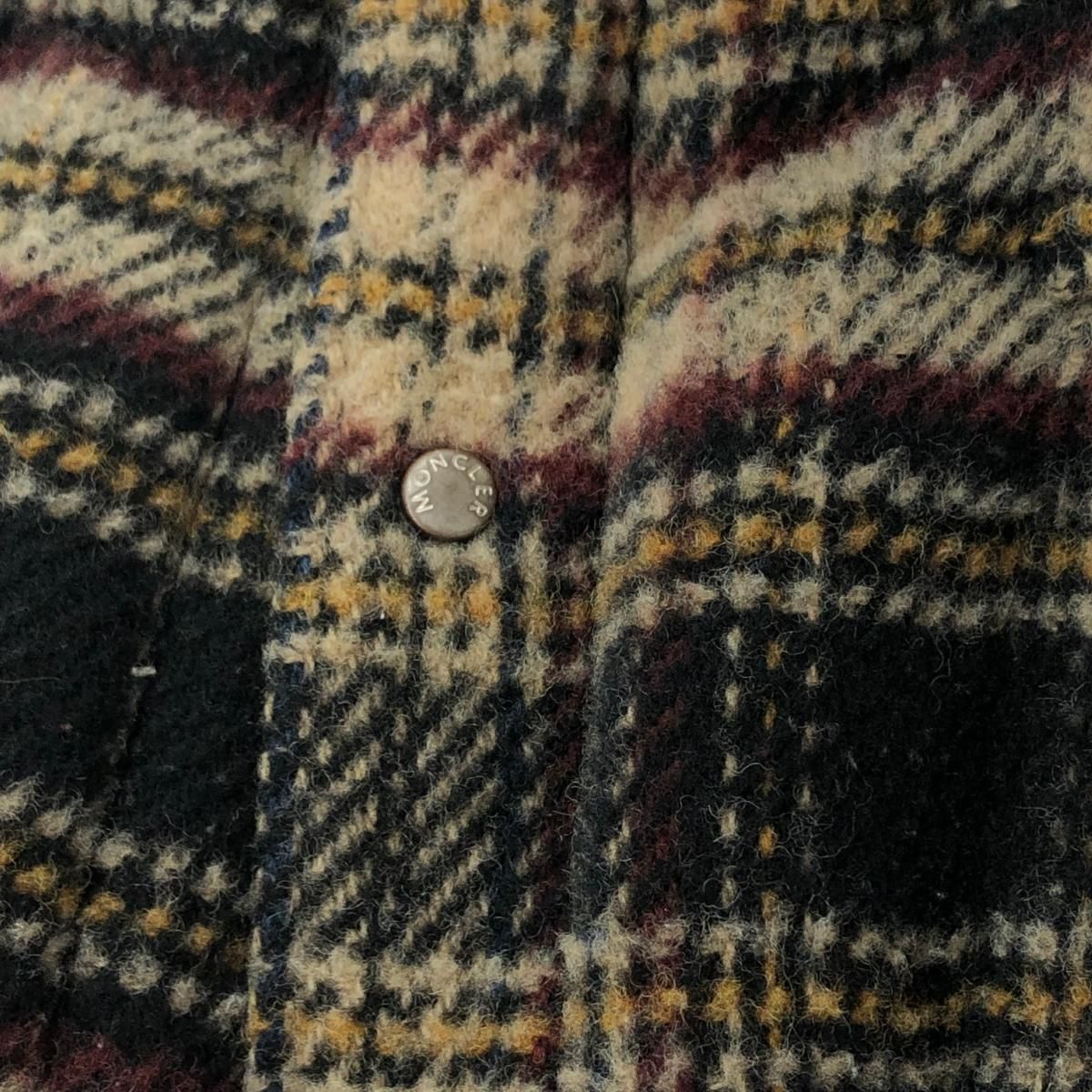 MONCLER モンクレール ダウンベスト サイズ:3 ブラック×ベージュ