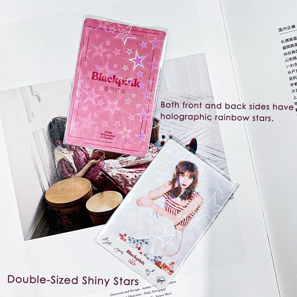 新着商品】星パターン) - (レーザー式 全透明 58x89mm K-POP