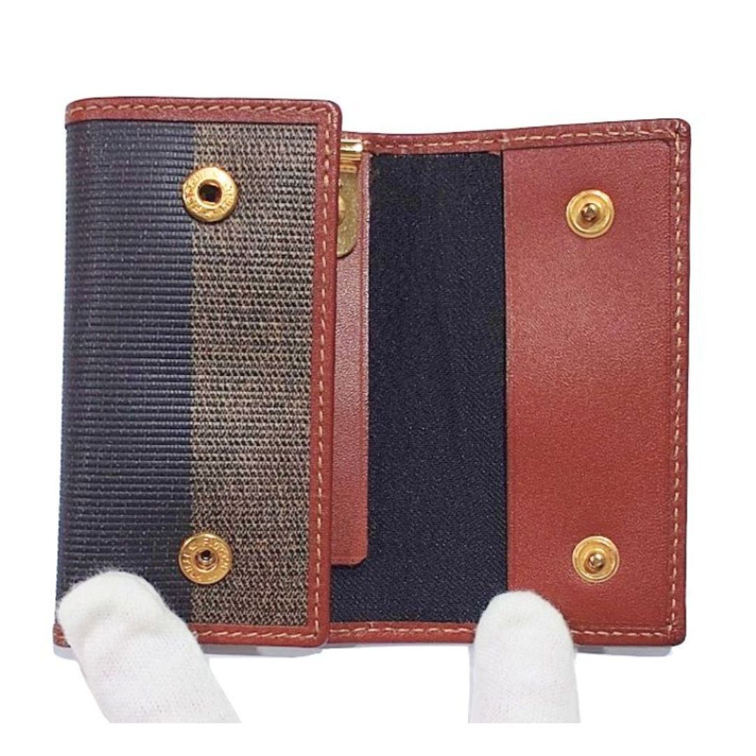 新品未使用　FENDI フェンディ　ペカン柄　6連キーケース ほぼ未使用 FENDI フェンディ ペカン 6連キーケース - メルカリ
