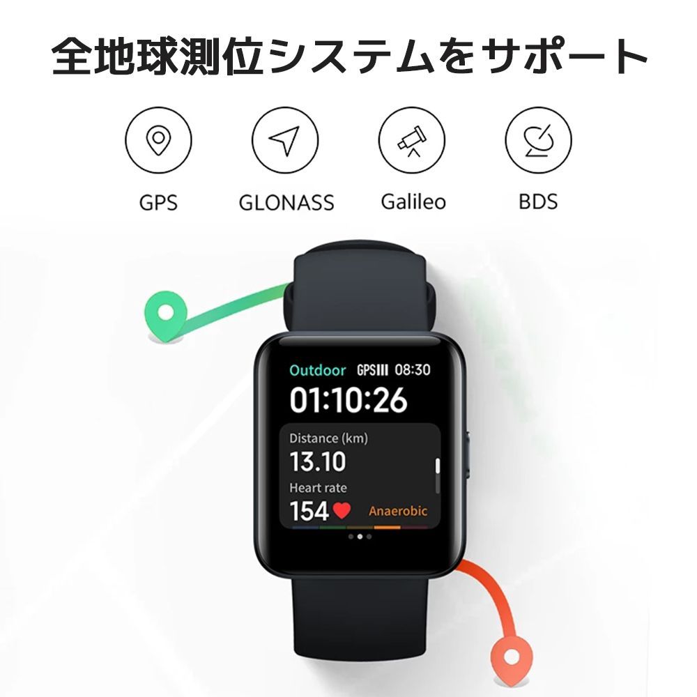 スマートウォッチ Xiaomi Redmi Watch 2 Lite 日本語表示 - メルカリ