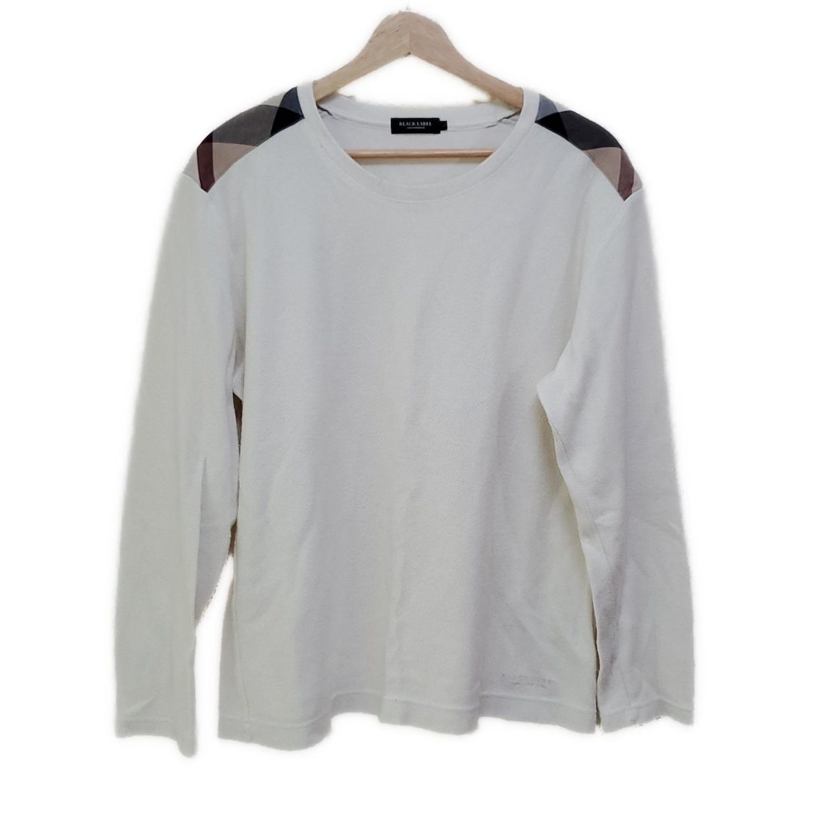 BLACK LABEL】ブラックレーベル長袖カットソーチェック柄