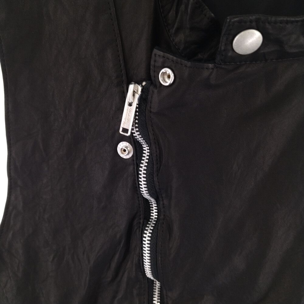 UNDERCOVER (アンダーカバー) 23SS レザー/天竺切替ライダース