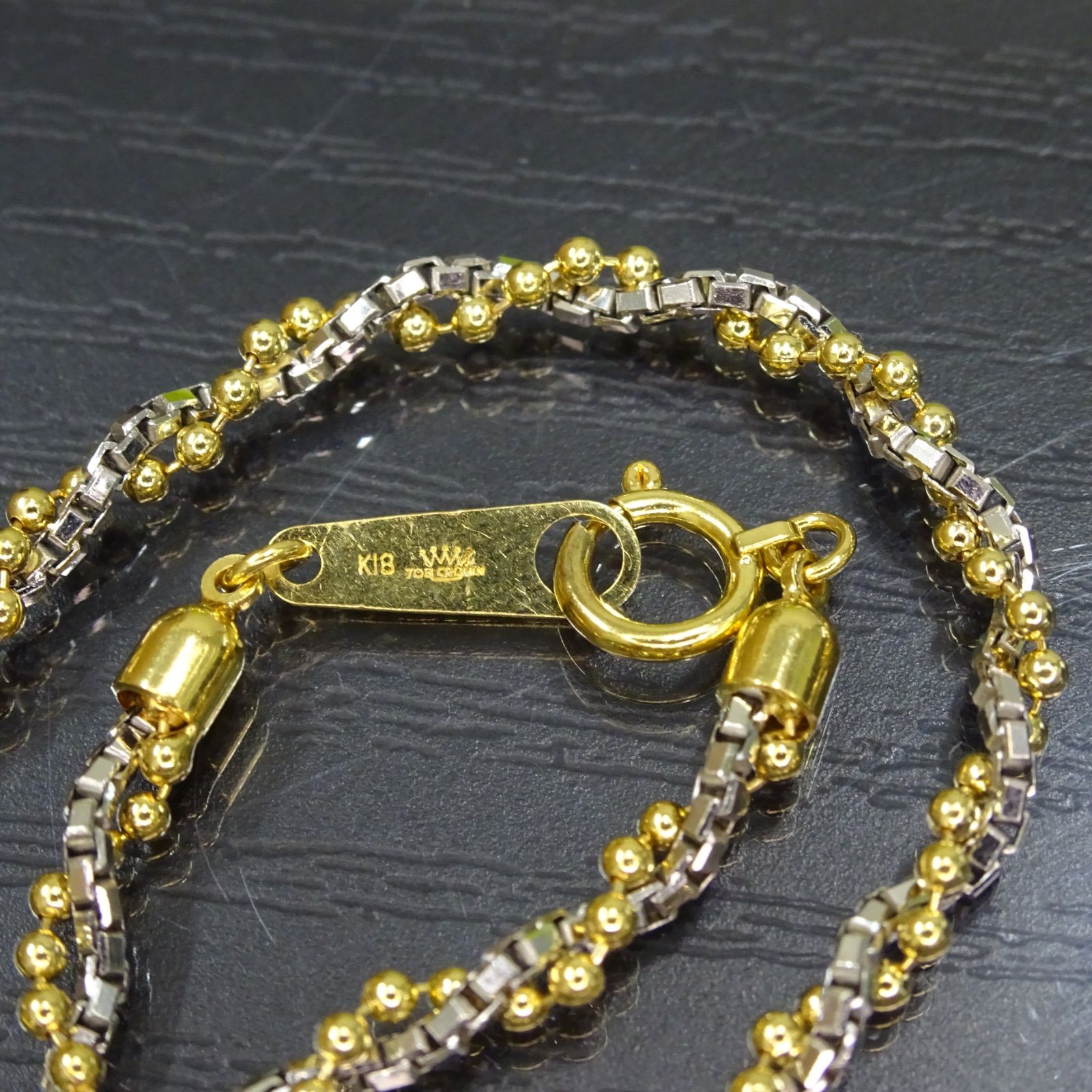 18金 K18 ゴールド GOLD 750 プラチナ pt850 コンビ デザイン