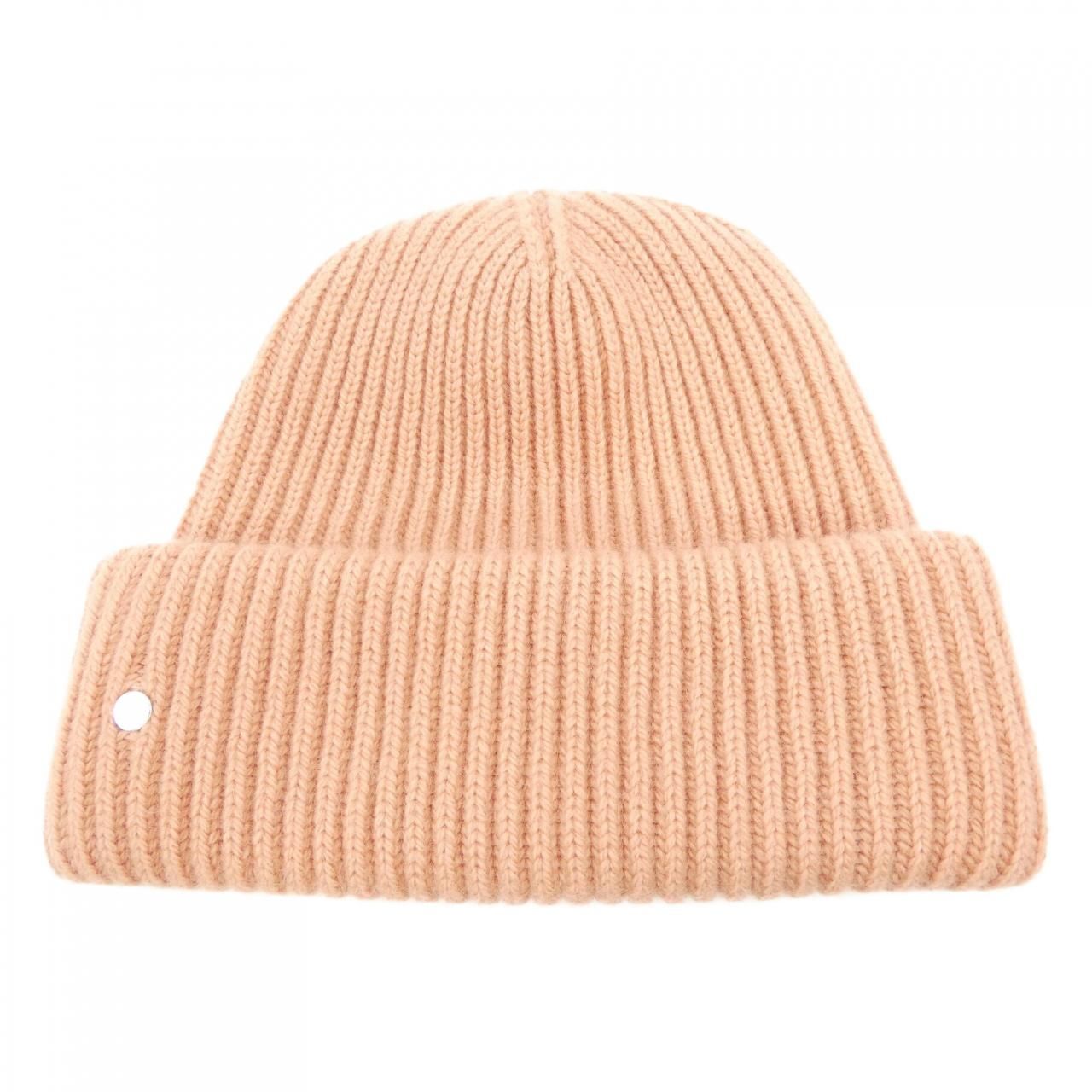 セール❣️ HERMES エルメス ニット帽 茶色 ネイビー 帽子 カシミヤ