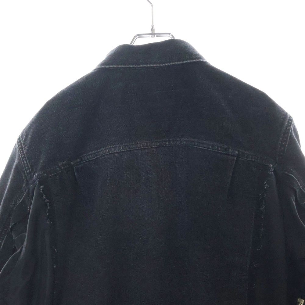 sacai サカイ　ドッキング　デニム　ジャケット　ブラック sacai(サカイ) デニムジャケットSCM-022 SCM-022 ブラック