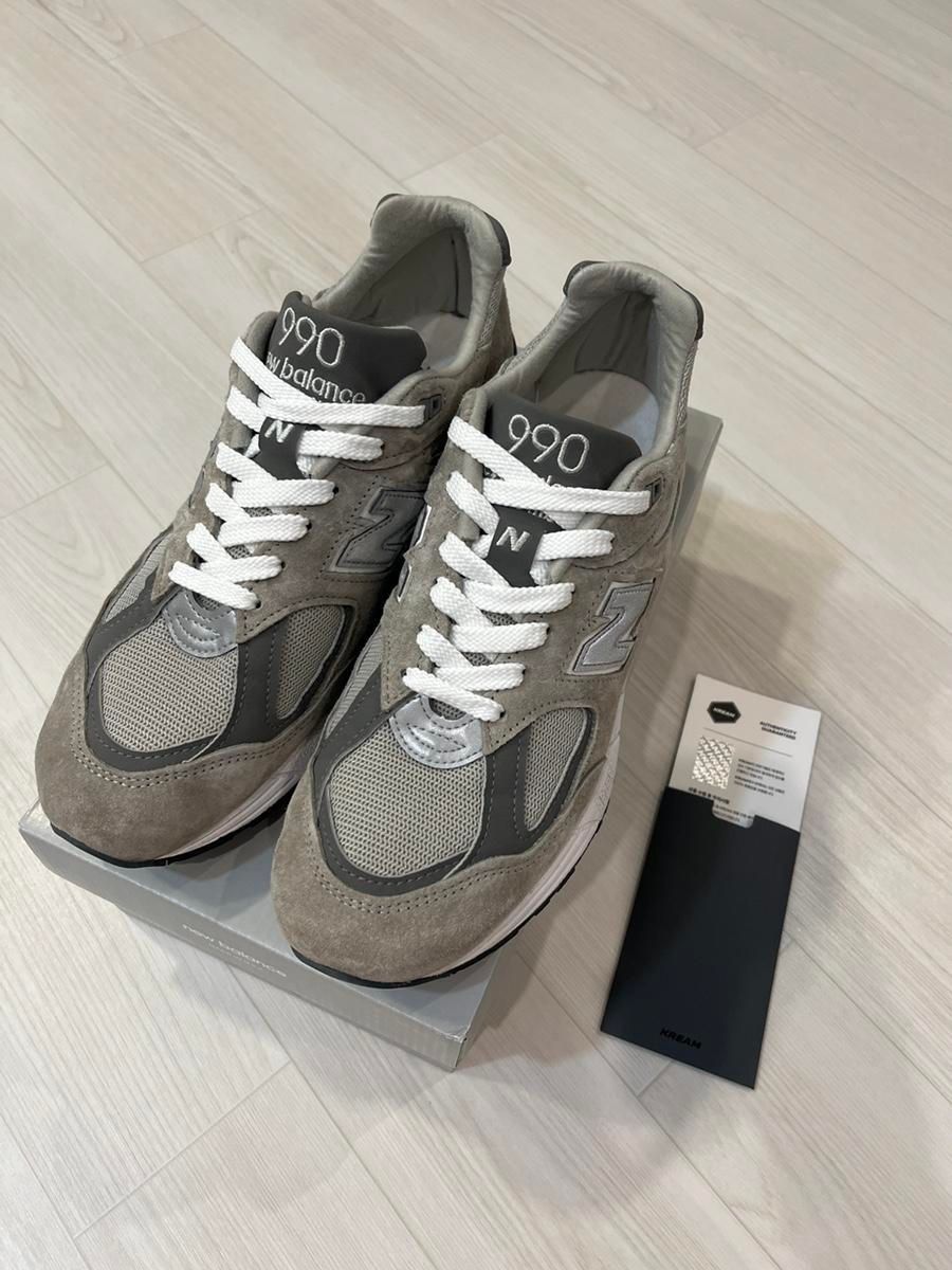 【雷市場（ポンジャン）商品韓国直送】New Balance(ニューバランス) m990v2 グレー 270mm
