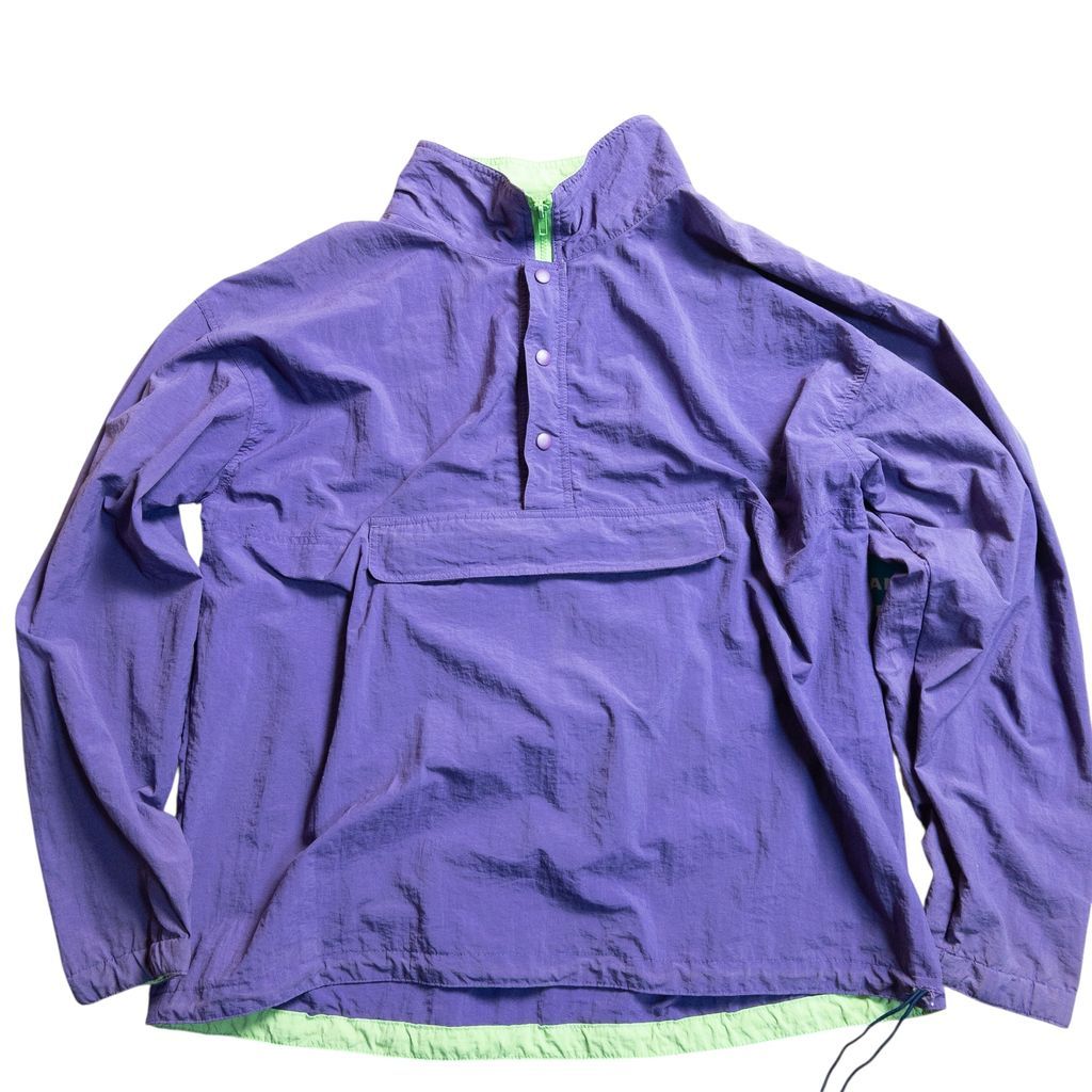 GAP オールドギャップ ナイロンジャケット アノラック パープル×ライム