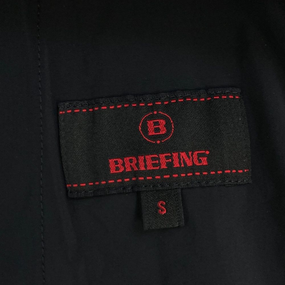 サイズ：S BRIEFING GOLF ブリーフィング BRG231M46 ジップベスト  ブラック系 [240101502129] ゴルフウェア メンズ ストスト サイズ：S BRIEFING GOLF ブリーフィング BRG231M46 ジップ