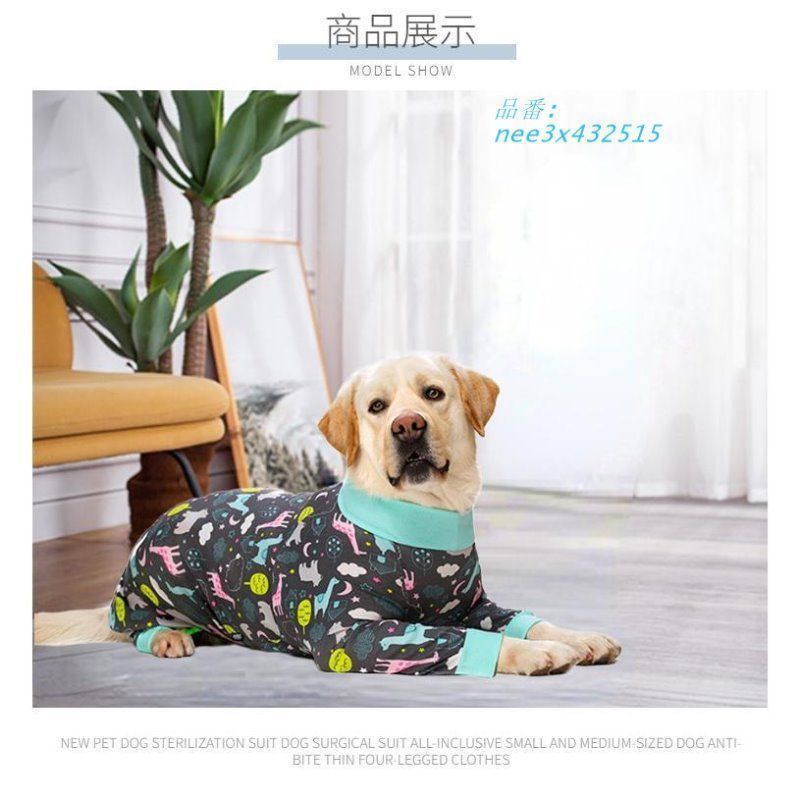 大型犬用術後ウェア イヌ術後服