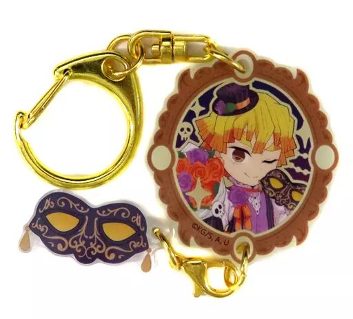中古】キーホルダー 我妻善逸 「鬼滅の刃×ufotable cafe