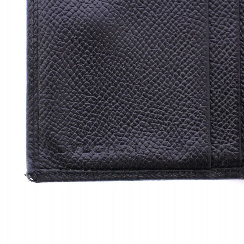 BVLGARI ブルガリ 財布　クラシコ　コンパクト　レザー　二つ折り 黒系 Amazon.co.jp: ブルガリ BVLGARI 財布 長財布 メンズ クラッシコ