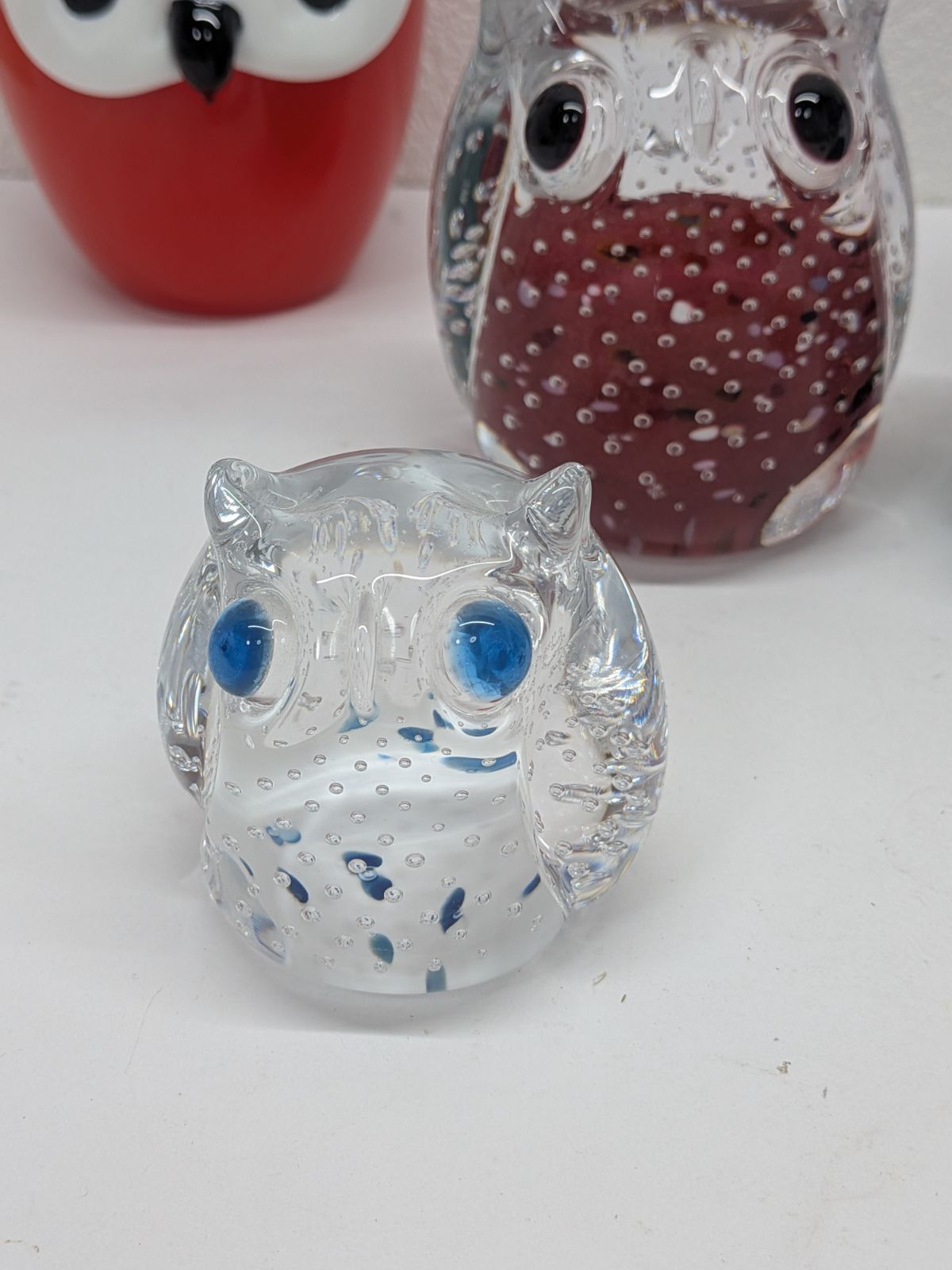 ふくろう ガラス細工