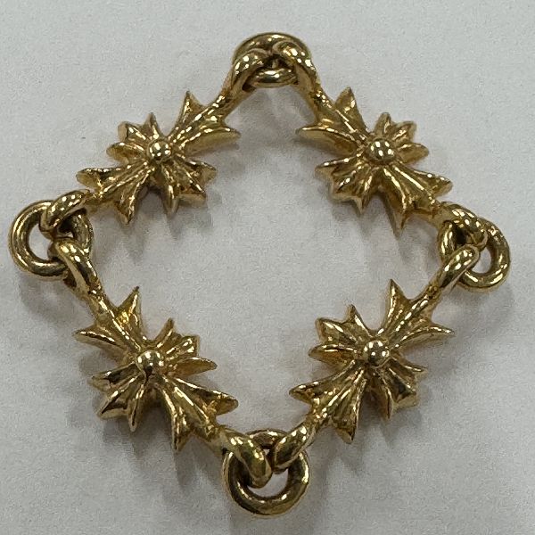 ま*ん様 22kタイニーch+リング4ダイヤ