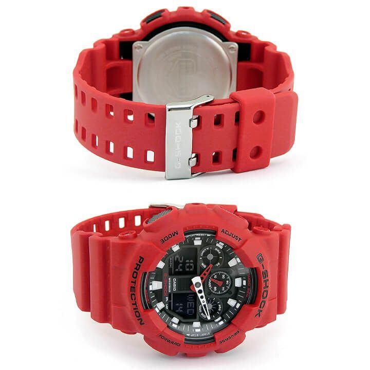 カシオ] 腕時計 ジーショック GA-100B-4AJF メンズ レッド 楽天市場】カシオ Gショック ジーショック 時計 メンズ 腕時計