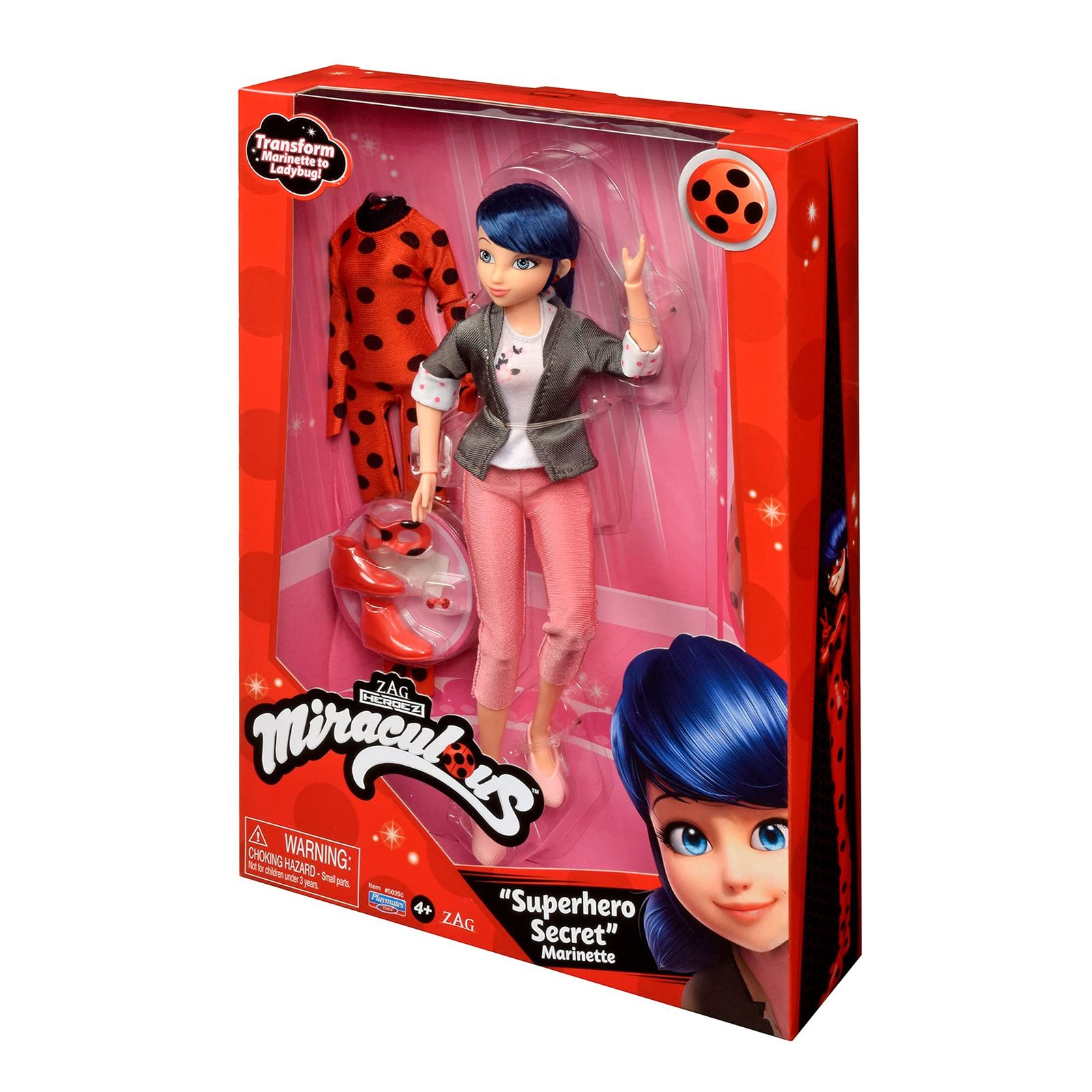 Miraculous ミラキュラス レディバグ&シャノワール スーパーヒーロー シークレット ファッション ドール きせかえ レディバグ マリネ Miraculous Cat Noir ミラキュラス シャノワール 11インチ