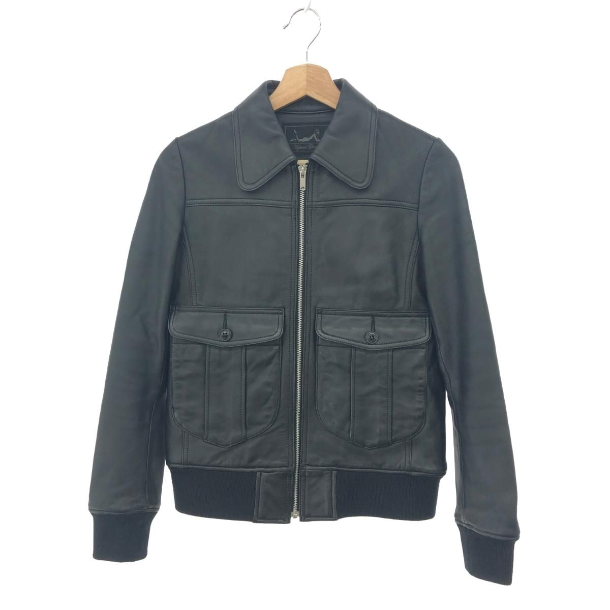 HYSTERIC GLAMOUR 本革 レディース ライダースジャケット 黒 【公式通販】