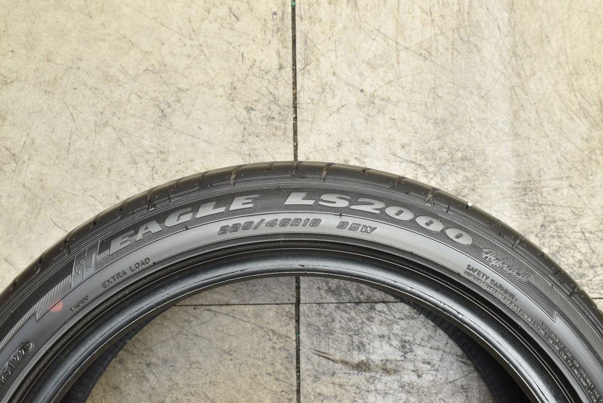 バリ溝 グッドイヤー イーグル LS2000 ハイブリッドII 225 45R18 4本セット BMW 4シリーズ ベンツ Cクラス クラウン カムリ レヴォーグ FFCRYSTALESIA_COM