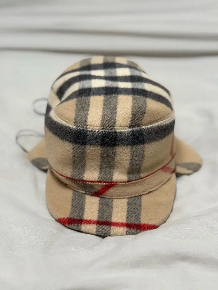 バーバリー キッズ コリア 正規品 チェック フライトキャップ 帽子 54