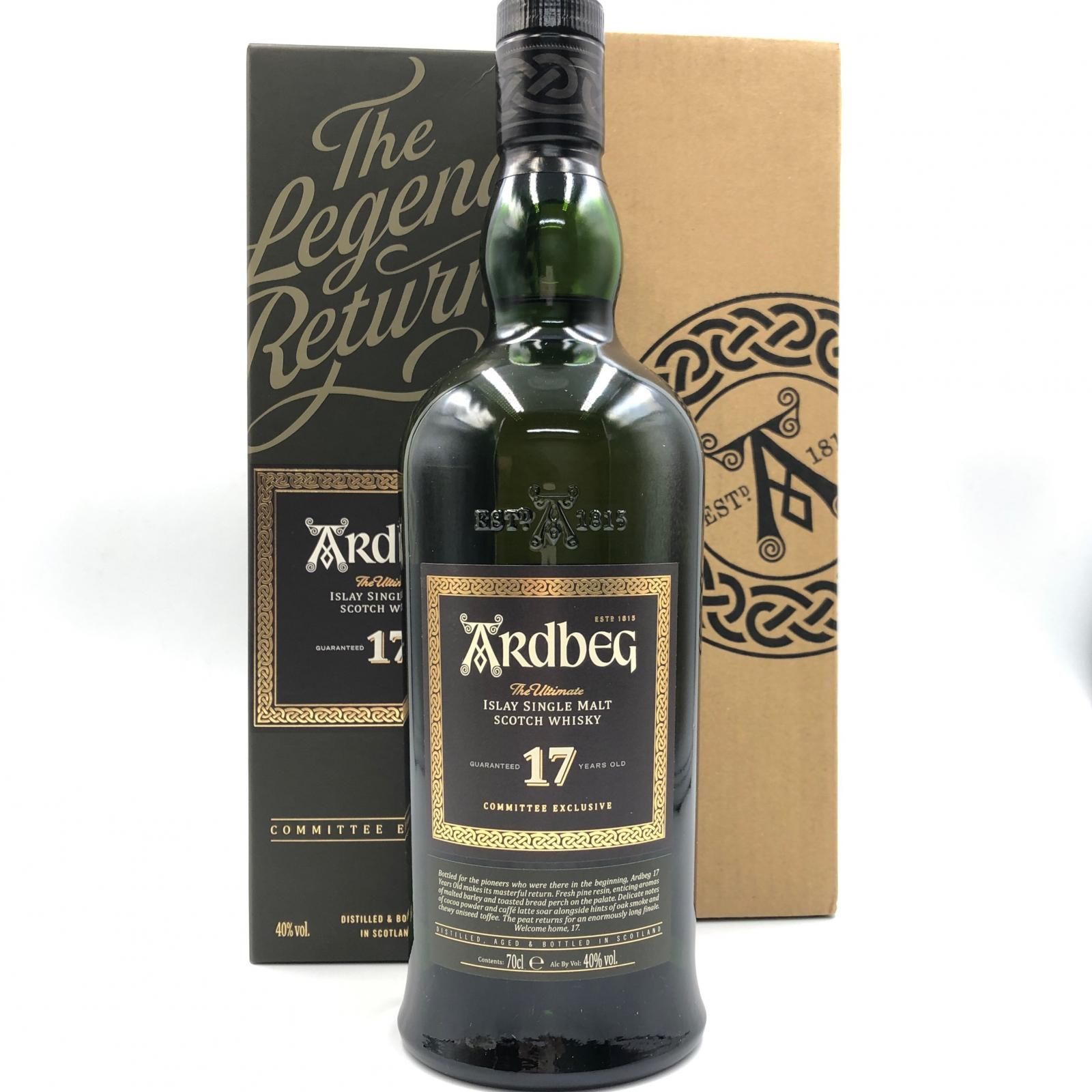 アードベッグ 17年 新品未開封2本　700ml ARDBEG アードベッグ 17年 700ml ARDBEG 新品未開封 抽選当選品 - メルカリ