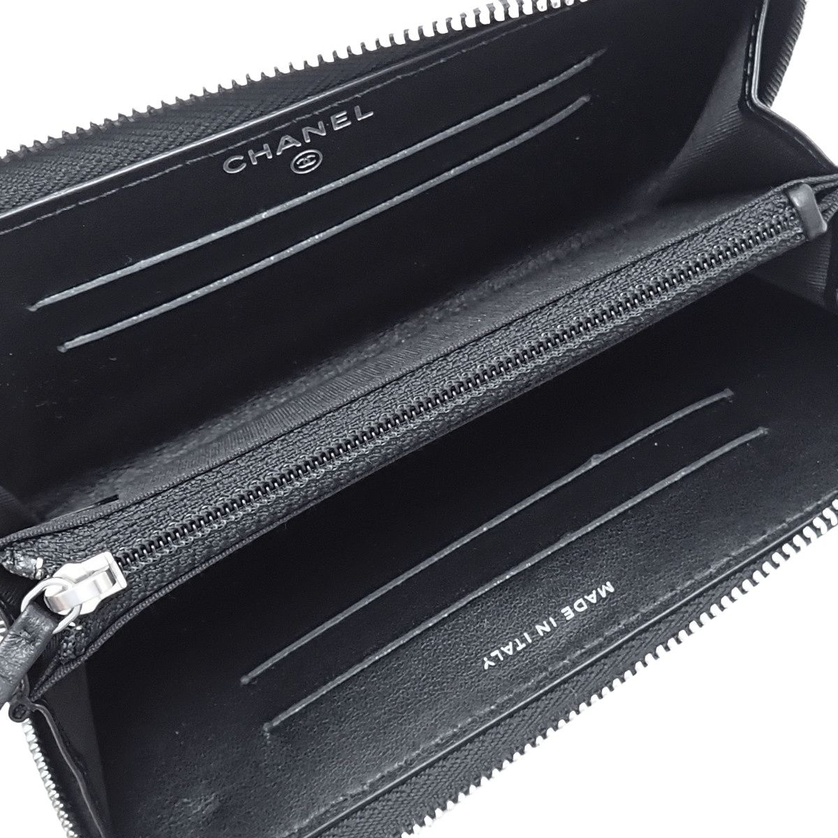 CHANEL(シャネル) カメリア ココマーク ジップウォレット ロング