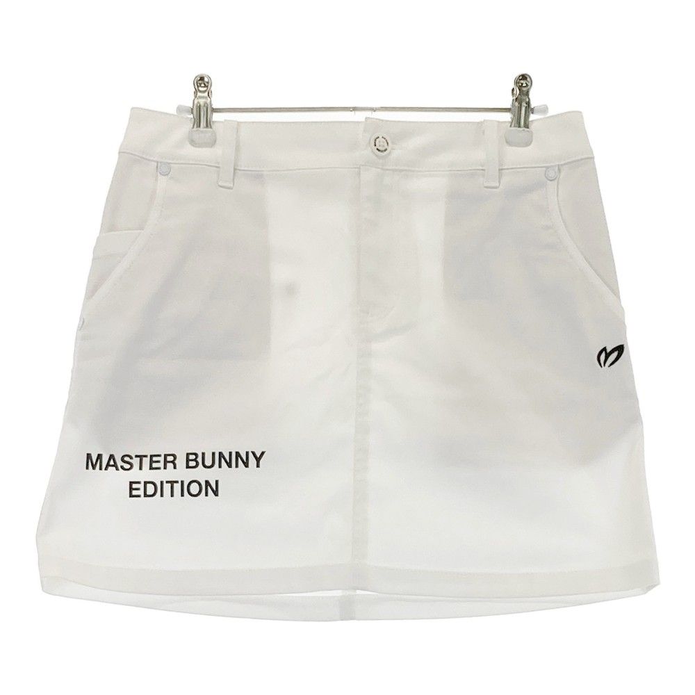 サイズ：1 MASTER BUNNY EDITION マスターバニーエディション 2024年モデル 759-4234802 ストレッチ スカート  ホワイト系 [240101372060]# ゴルフウェア レディース ストスト