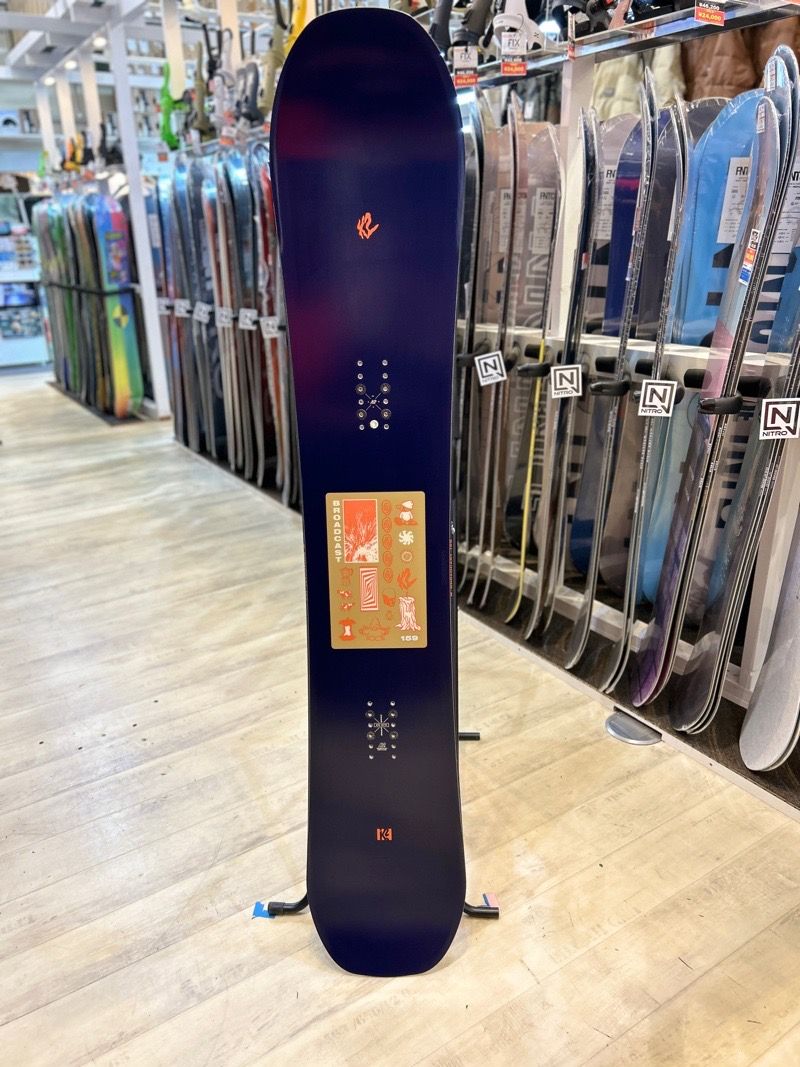 メンズ スノーボード 板 型落ち 旧モデル 162cm K2 BROADCAST