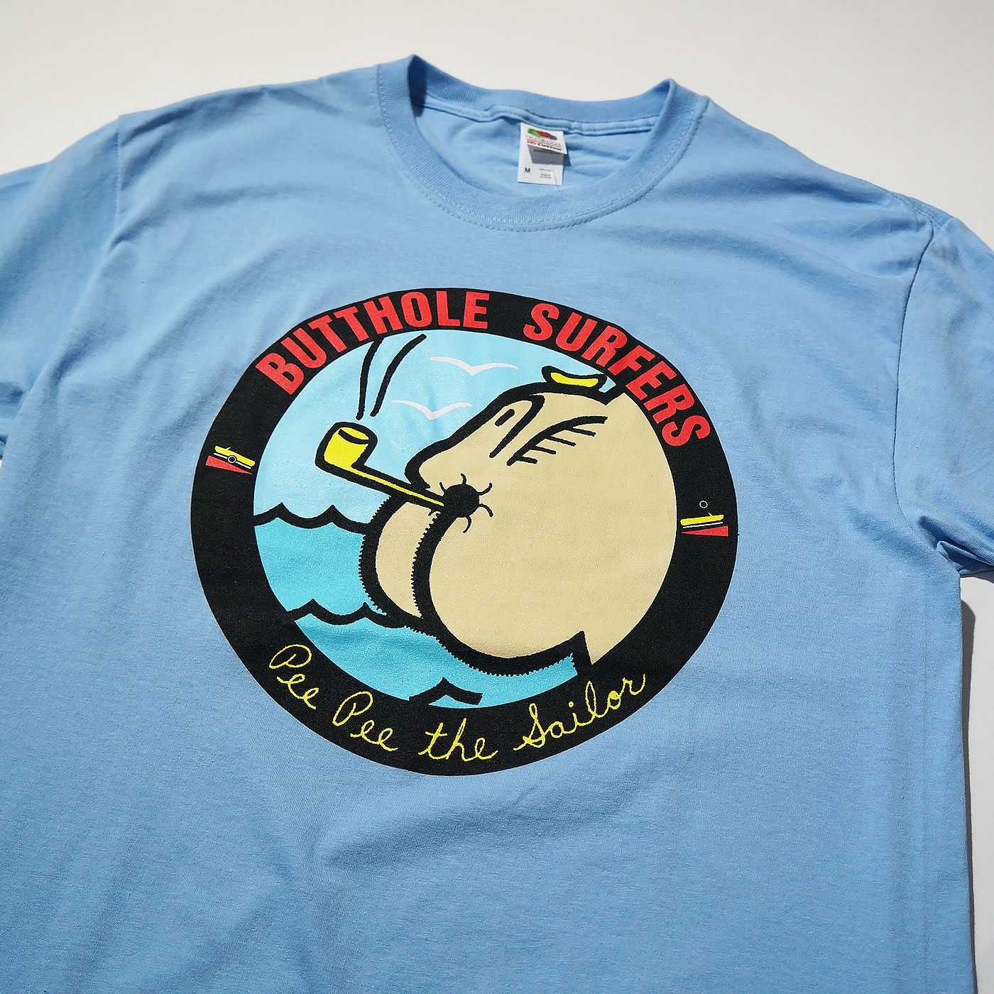 BUTTHOLE SURFERS Tシャツ 公式 新品 ロック バンド Pee Pee the Sailor-Blue