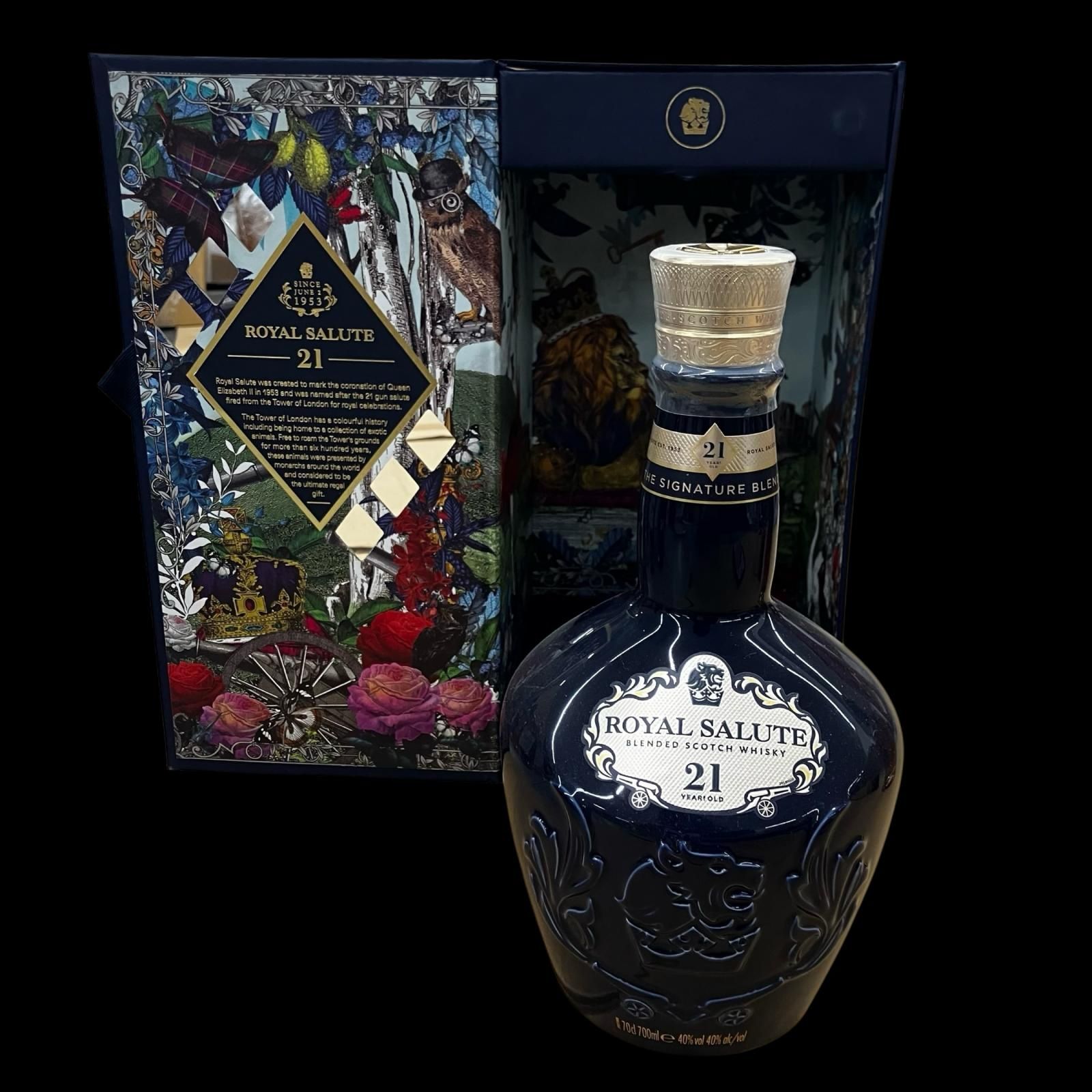SG00001 現状品 AXAS アクサス SALUTE 21年 スコッチウイスキー 700ml 