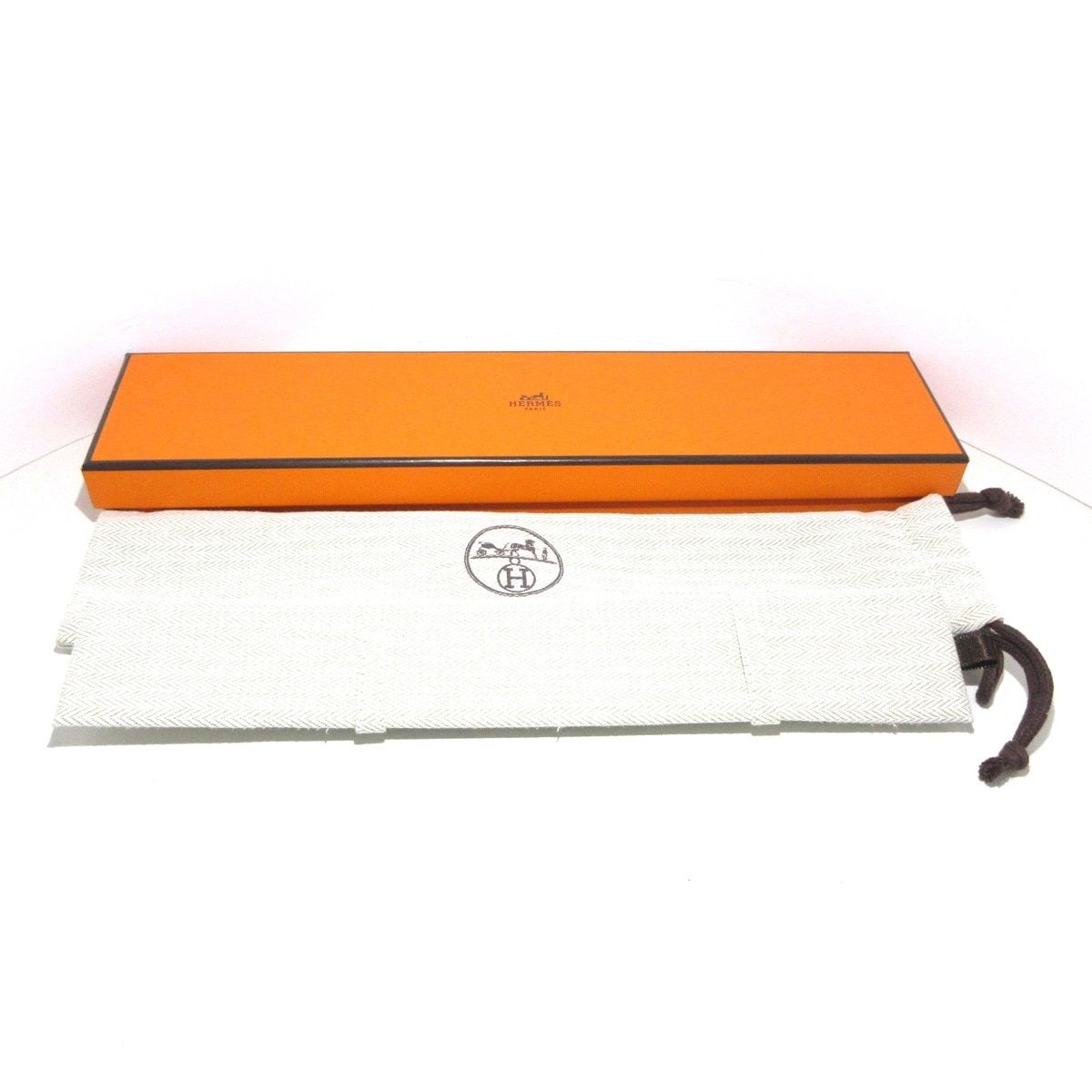 おいしい HERMES エルメス ブレスレット シェーヌダンクル H057133FD01 ゴールド×ブラウン ゴールド金具 派手な