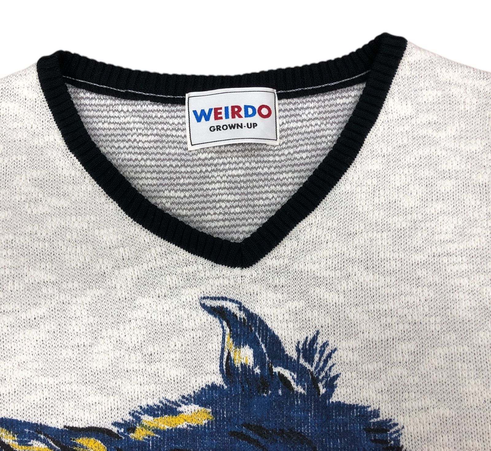 WRD19AW16 WEIRDO KNIT VEST 
