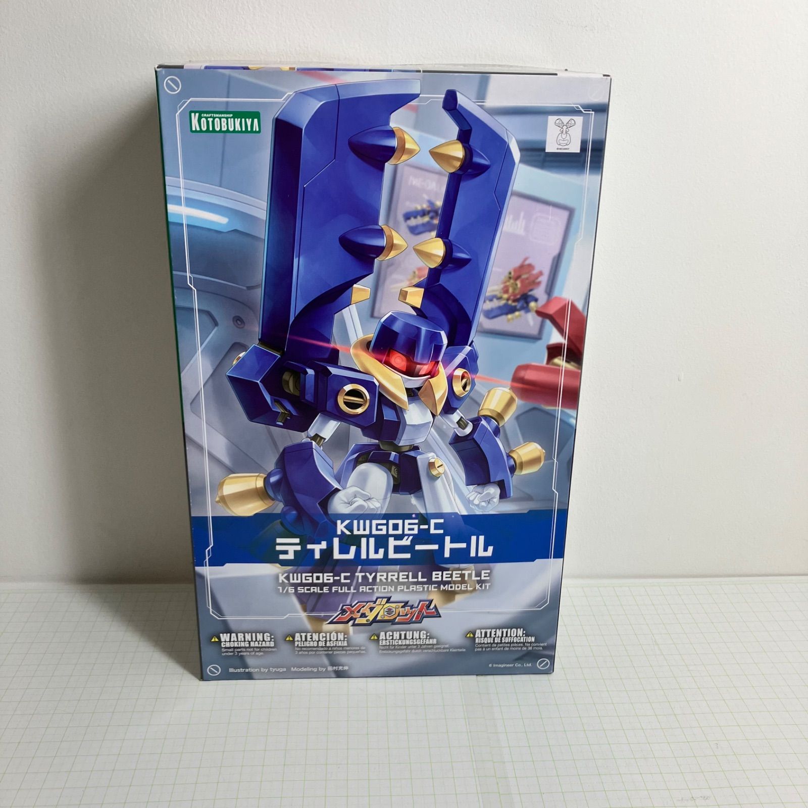 瀬戸店】内袋未開封 KWG06-C ティレルビートル 1/6 プラモデル