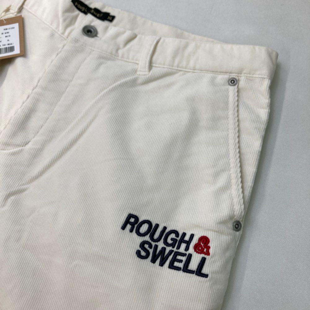 rough & swell ホワイト ゴルフパンツ XL rough & swell ホワイト ゴルフパンツ XL カジュアルゴルフ
