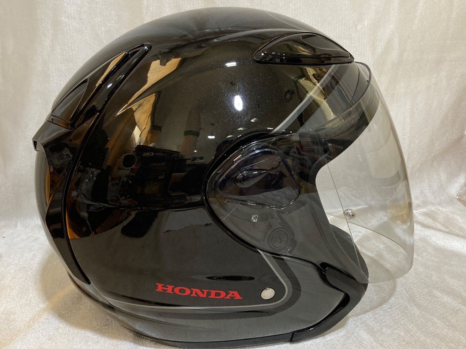 HONDA Kabuto カブト avand Ⅱ ジェットヘルメット ブラックメタル /S