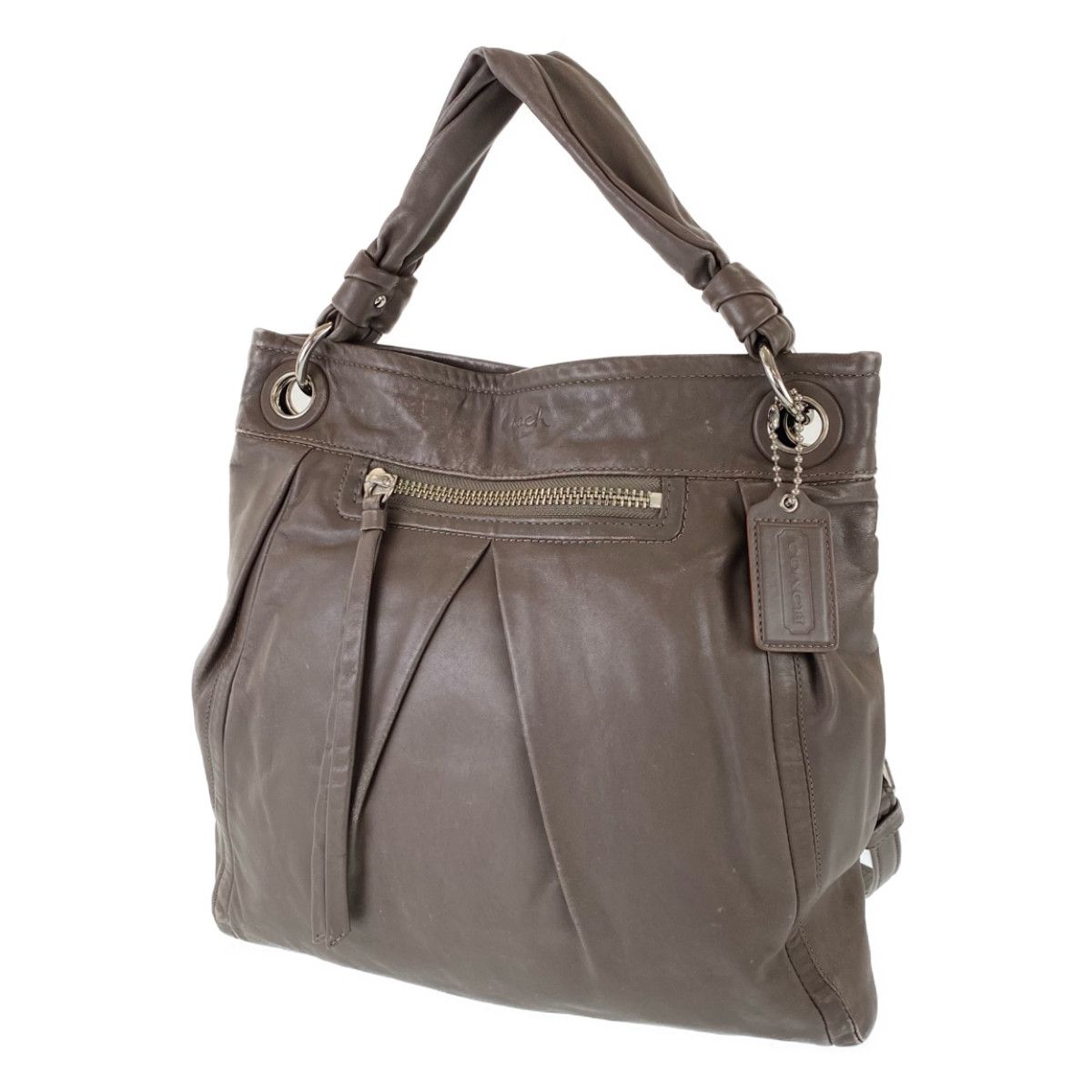 COACH コーチ 2way 斜め掛け ブラウン レザー B0993-13411 ショルダー