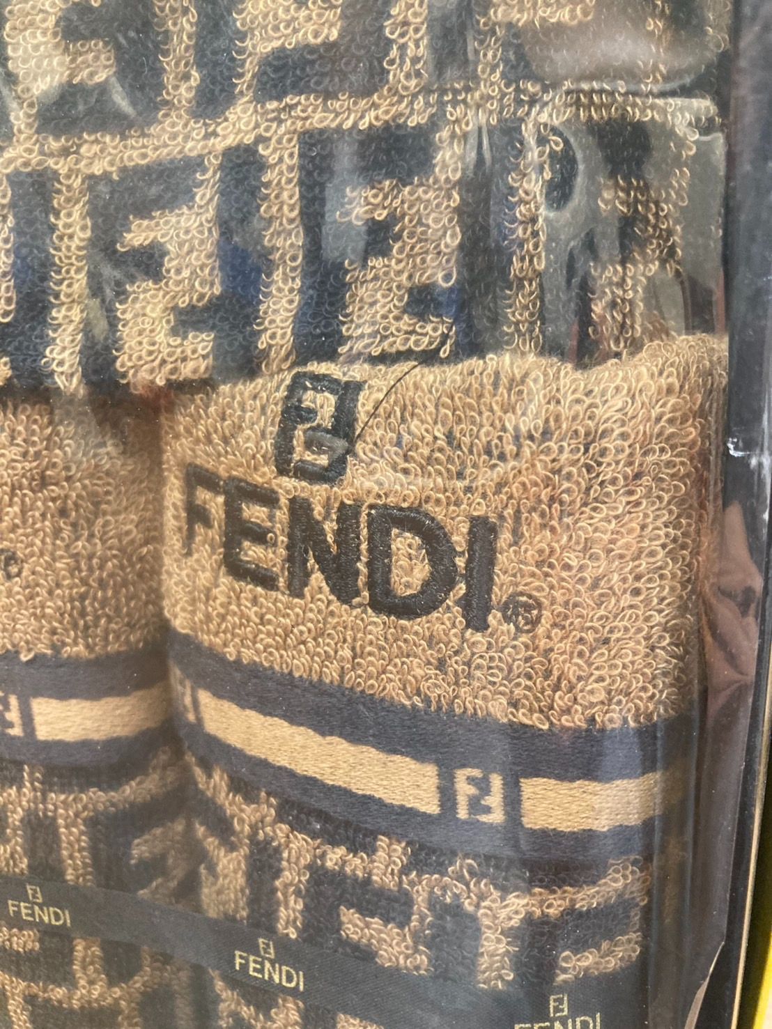 新品未使用】FENDI ズッカ柄 フェンディ タオルセット バスタオル
