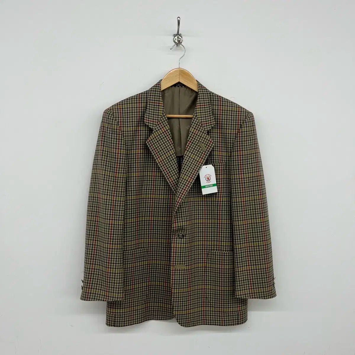 DAKS ダックス チェック柄 ヴィンテージ ジャケット